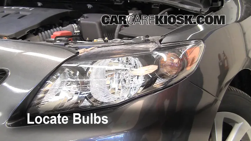 2010 Toyota Corolla S 1.8L 4 Cyl. Éclairage Feu de jour (remplacer l'ampoule)